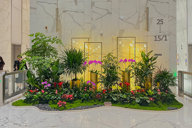 AG8亚洲国际游戏集团康养景观植物造景案例—— 广州立白中心